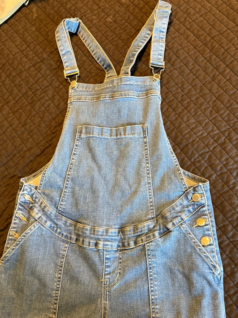 Light Wash Denim Overalls